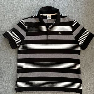 Lacoste vintage short sleeve polo - size 6 / L